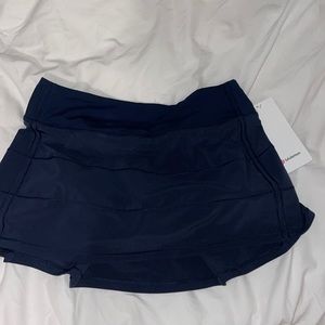 Lululemon pace rival skirt mid rise nwt